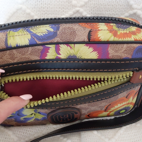 Coach Floral Patterned Crossbody Bag - Picture 12 of 16